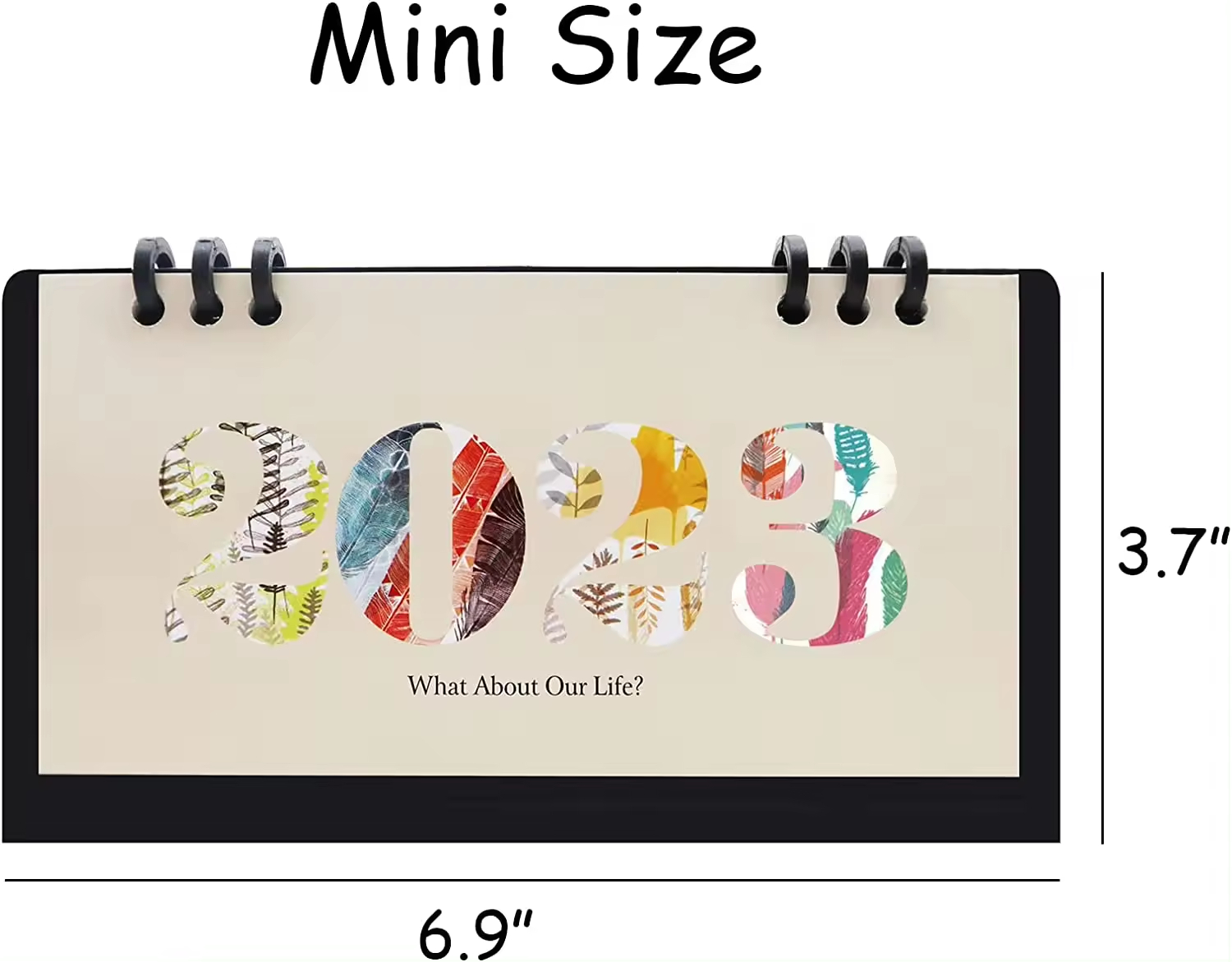2024 Mini Flip Monthly Memo Notes Table Desk Calendar