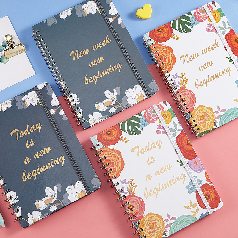 2022 Daily Planner Academic Weekly Monthly Planner Journal Spiral Notebook