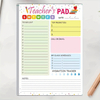 Teacher's Daily Planner Pad - Ultimate Weekly Organizer with Top Priorities To-Do List Notes Section