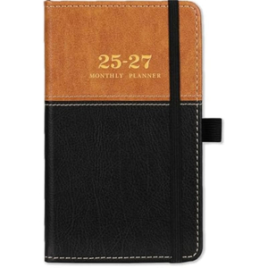 2025-2027 3 Year Monthly Pocket Calendar 6.4x3.8 2025-2027 Pocket Planner for Purse Inner Pocket Included