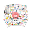 New Design 2021 Monthly Weekly Daily Planner With Stickers Custom Planner Stickers Sheets 