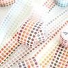1 Roll Base Element Decorative Adhesive Tape Dot Masking Tape DIY Scrapbook Sticker Label Japanese Stationery 
