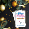 Adult Happy Birthday Day Party Game Scratch Off Cards, Christmas Birthday Holiday Special Event Raffle Tickets Drawing