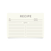 Double Sided Recipe Card Paper Kraft Paper Blank Note Cards