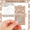 Baby Shower Games Rustic Baby Shower Scratch Off Cards Baby Shower Raffle Ticket for Baby Shower Party Games Activity Supplies Birthday Wedding Favor