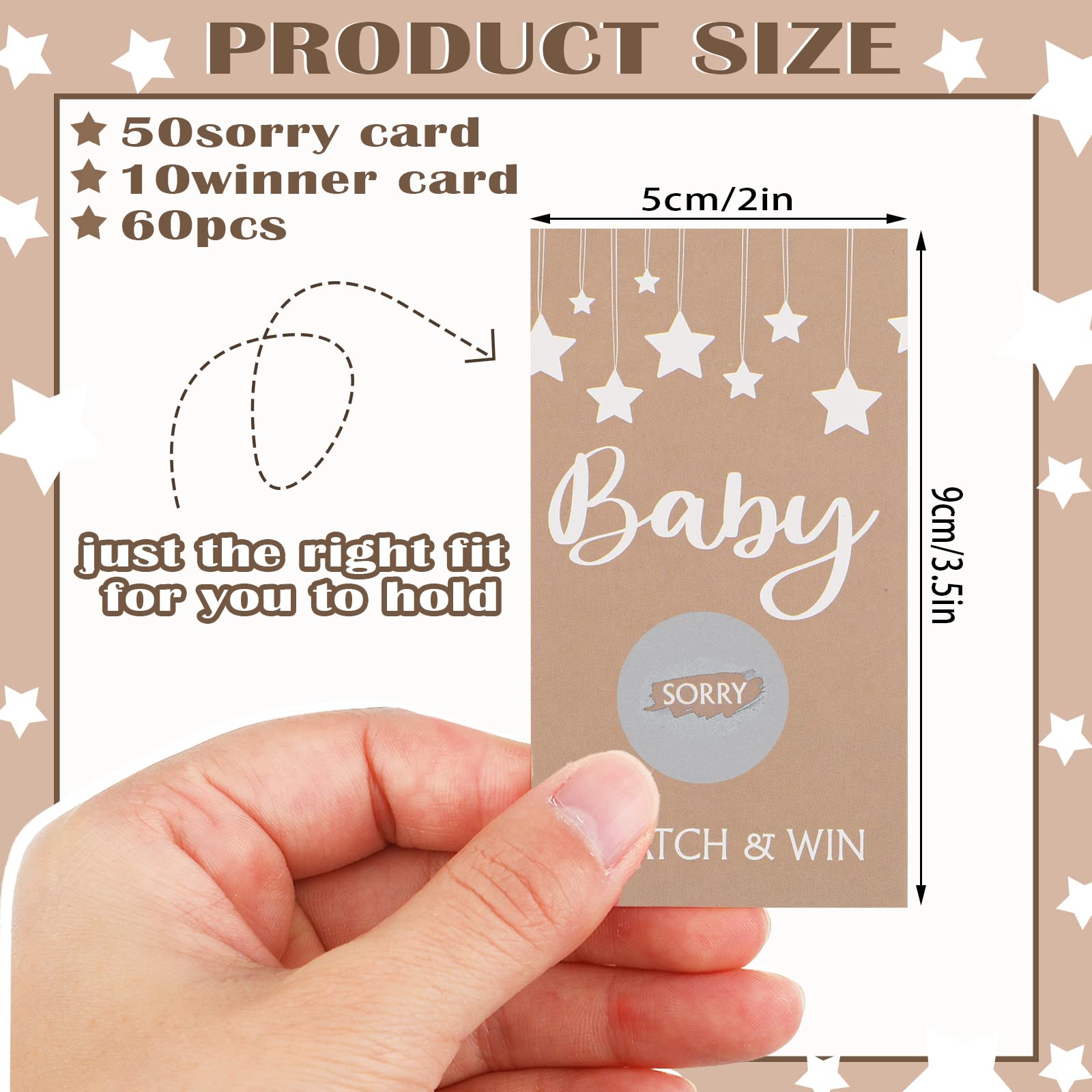 Baby Shower Games Rustic Baby Shower Scratch Off Cards Baby Shower Raffle Ticket for Baby Shower Party Games Activity Supplies Birthday Wedding Favor
