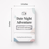 40 Date Ideas Card Games for Couples Date Night Unique Date Deck Scratch Off Cards, Gifts for Boyfriend 