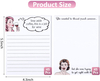 6 Pieces Funny Novelty Writting Memo Pads Personalized 5.5 x 4.25 Inch Notepads for Coworkers Office Staff