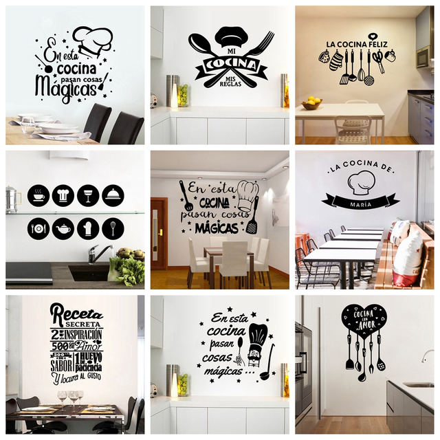 Customized PVC Wall Stickers Words