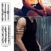 Long Lasting Custom Design Temporary Sleeves Adult Fake Tattoo Male Fashion Stickers Body Art Shoulder Chest Arm Leg Back