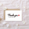 30 Pack Custom Thank You Card For Your Order Small Business Commodity Decoration Card Labels