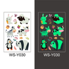 Cartoon Luminous Tattoos Stickers for Child Kids