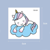 Custom Cartoon Unicorn Designs Temporary Tattoo Sticker