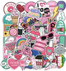 Custumized Logo Self Adhesive Vinyl Stickers Printing for Bicycle Diary Girls Motorcycle Phone Custom Decorative Lovely Sticker