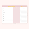 Weekly Planner and Grocery Custom To Do List Magnetic Tear Off Notepad Manufacturers