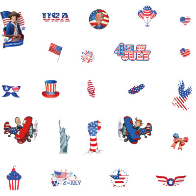 Custom PVC Window Cartoon Sticker Sheet Printing Stickers & Decals Waterprooof for Home Door Present Bags Notebooks Cups Bottles