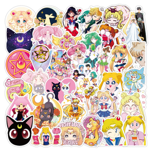 Sailor Moon Anime Girl Stickers Snowboard Laptop Luggage Car Motorcycle Bicycle Fridge DIY Styling Vinyl Home Gift for Girl