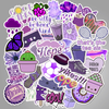 Cute Girl Pink Stickers Personalised Scrapbook Stickers for Luggage Laptop Decal Waterproof Decals Kawaii Stationery Sticker