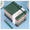 Business Custom Logo A5 A6 A7 Lined Journal Notebook with Elastic Strap, Pocket Notebook