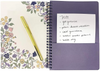 Cute Floral Spiral Notebook Journal with Durable Hardcover for Student Writing