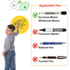 11inch Colorful Removable Dry Erase Dots Circles Whiteboard Spots And Sticker Dots for Classroom Tables
