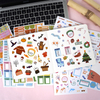 Vintage Seasonal Planner Sticker Sheets, Custom Sticker Pages for Planner