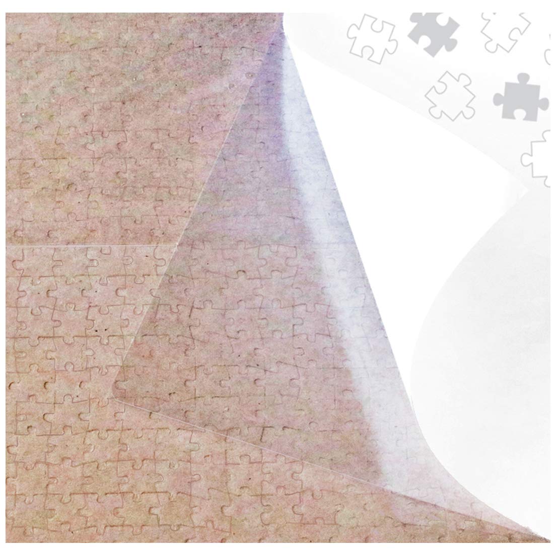 Jigsaw Puzzle Saver Peel Stick Glue Mat Sticks Sheets Clear with Strong Adhesive Puzzle Saver Sheets