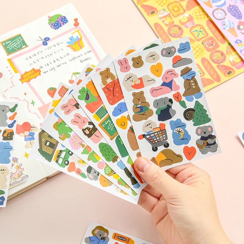 Custom Animal Friends Series Kids Stickers