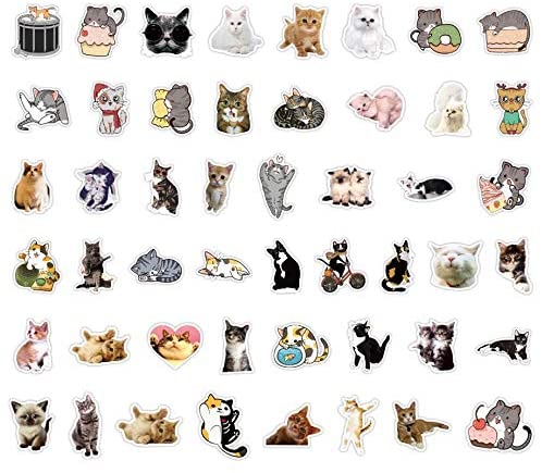 Cute Simons Cat Decal Waterproof Vinyl Stickers