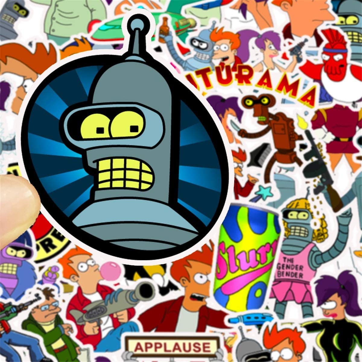 Futurama Laptop Vinyl Cartoon Stickers for Kids Anime Sticker