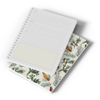 2025 Customizable Floral Cover Manifest Dairy Notebooks Twin-wire Biding 18 Monthly Planner Academic Planner And Journals
