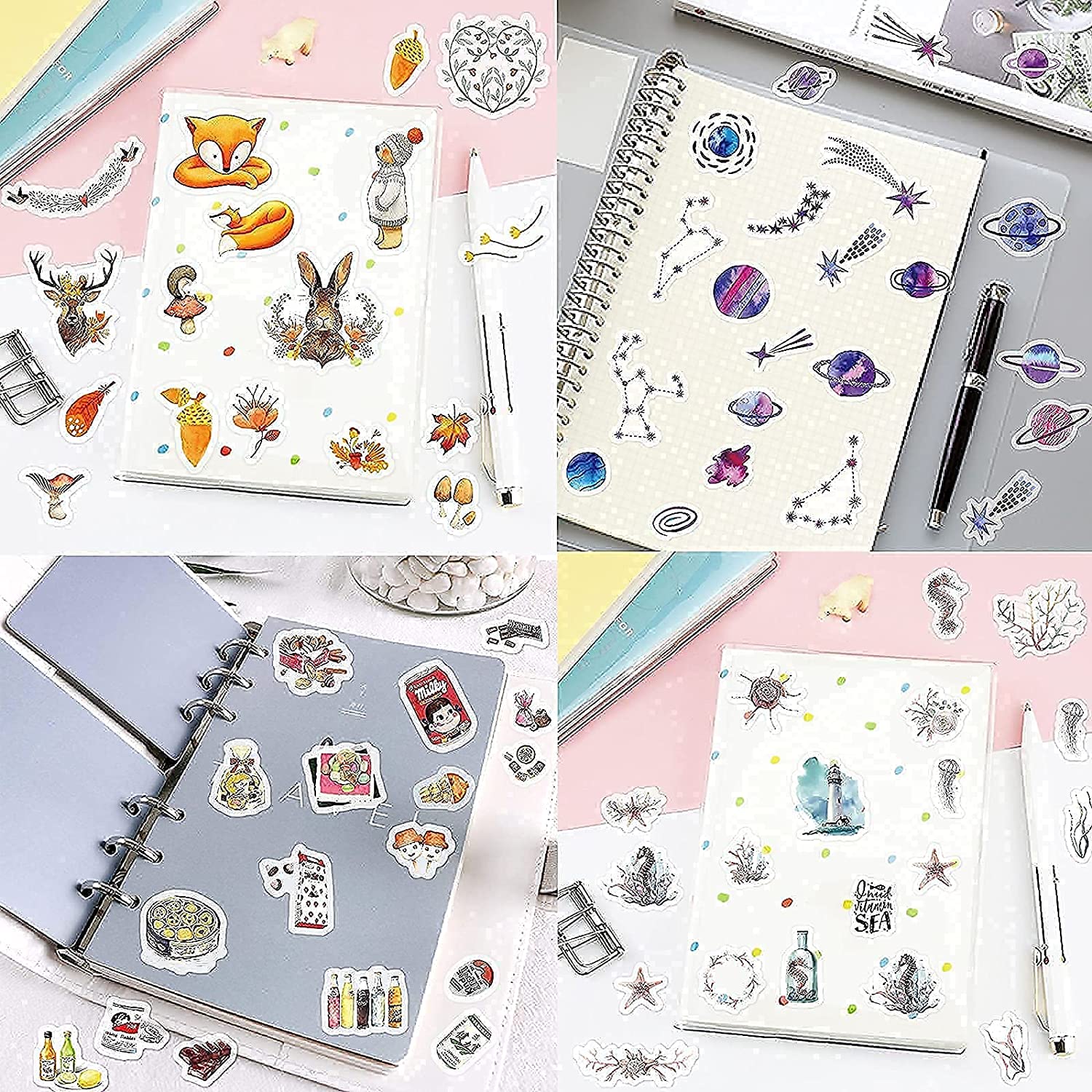 Vintage Scrapbooking Stickers Washi Aesthetic Sticker