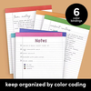 6 Pack Lined Legal Pads Wide/Legal Ruled Note Pads