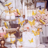 3D Metallic Butterfly Wall Decor 3d Butterfly Removable Wall Stickers