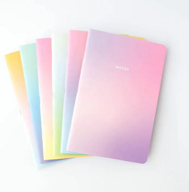 Pastel Colors Soft Cover Notebook Custom Logo Cute Notebook