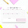 Weekly Planner with 50 Undated 6*9 Tear-Off Sheet To Do List Notepad