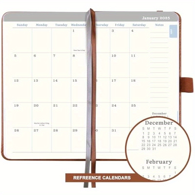 2025 Pocket Calendar Planner January 2025 to December 2025 Portable Small Planner 6.4x3.8 Inches