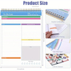 104 Pages To Do List Notepad with Sticker 8.3 X 11 To Do Notebook Undated Daily Planner