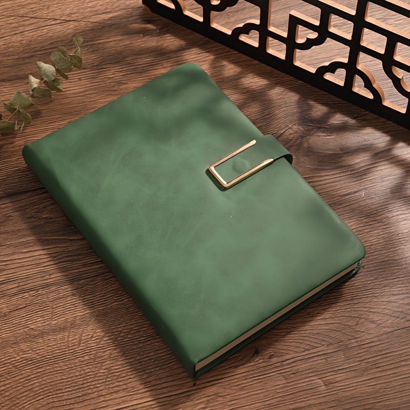 A5 Soft Cover Faux Leather Notebook Meeting Notes Business Journaling Scrapbook