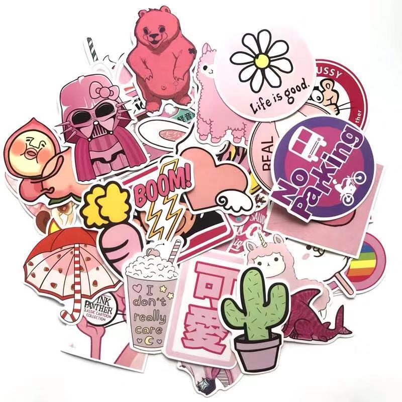 Anime Botton Decal Custom Vinyl Stickers Sheets Die Cut Waterproof Custom Stickers Die Cut 