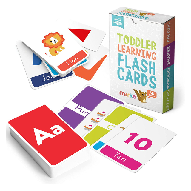 Colors Number Shapes Animals ABC Letters & Sight Words Alphabet Flash Cards