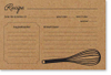Double Sided Kraft Recipe Cards 4x6 50 Count
