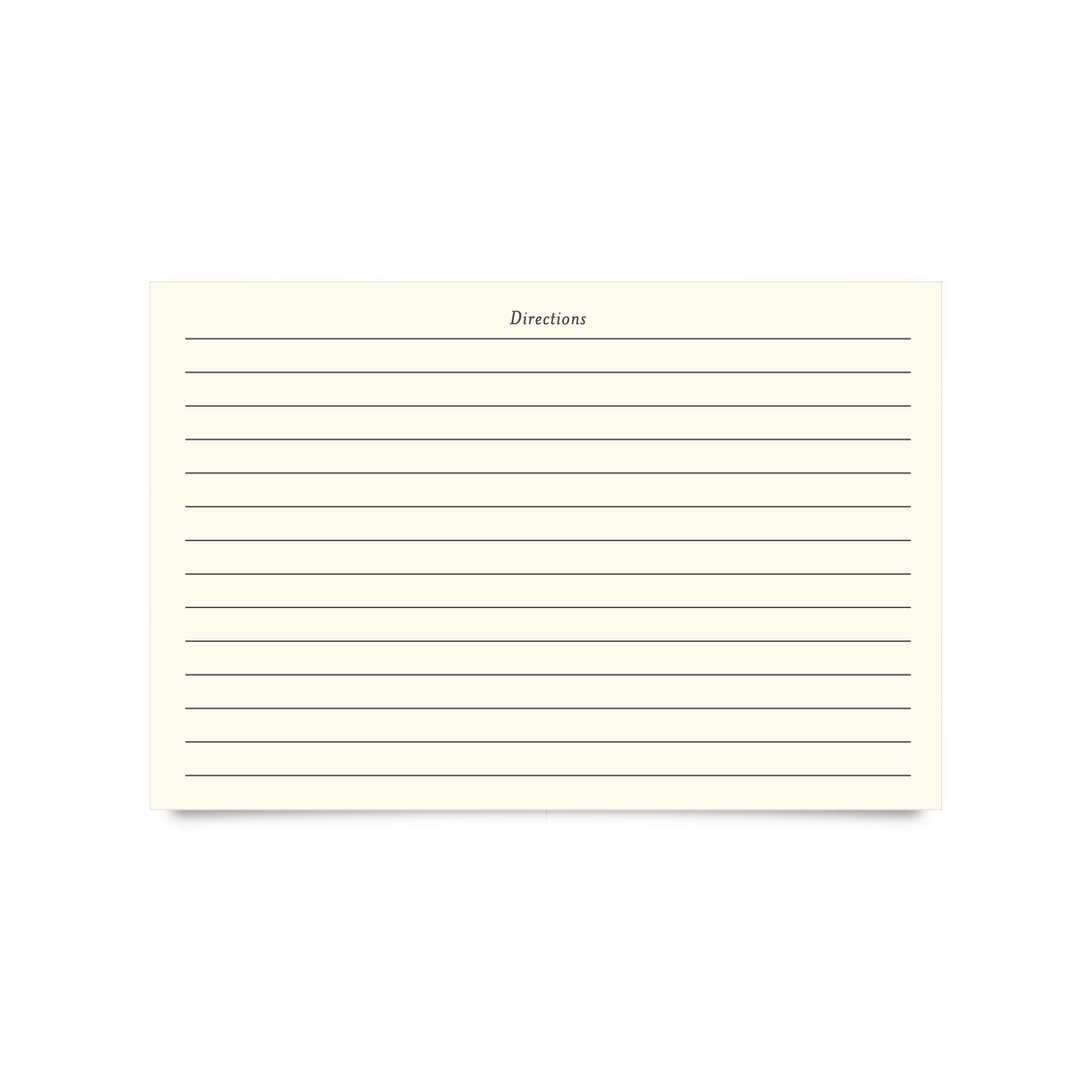 Double Sided Recipe Card Paper Kraft Paper Blank Note Cards