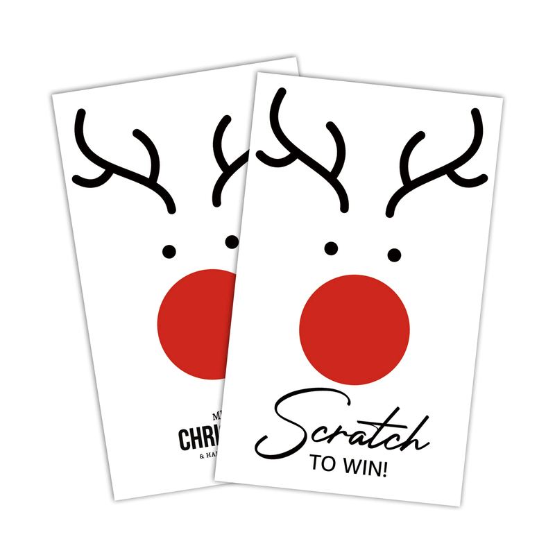 Christmas Scratch Off Game Cards, Christmas Party Scratch Games Merry Xmas Party Supplies
