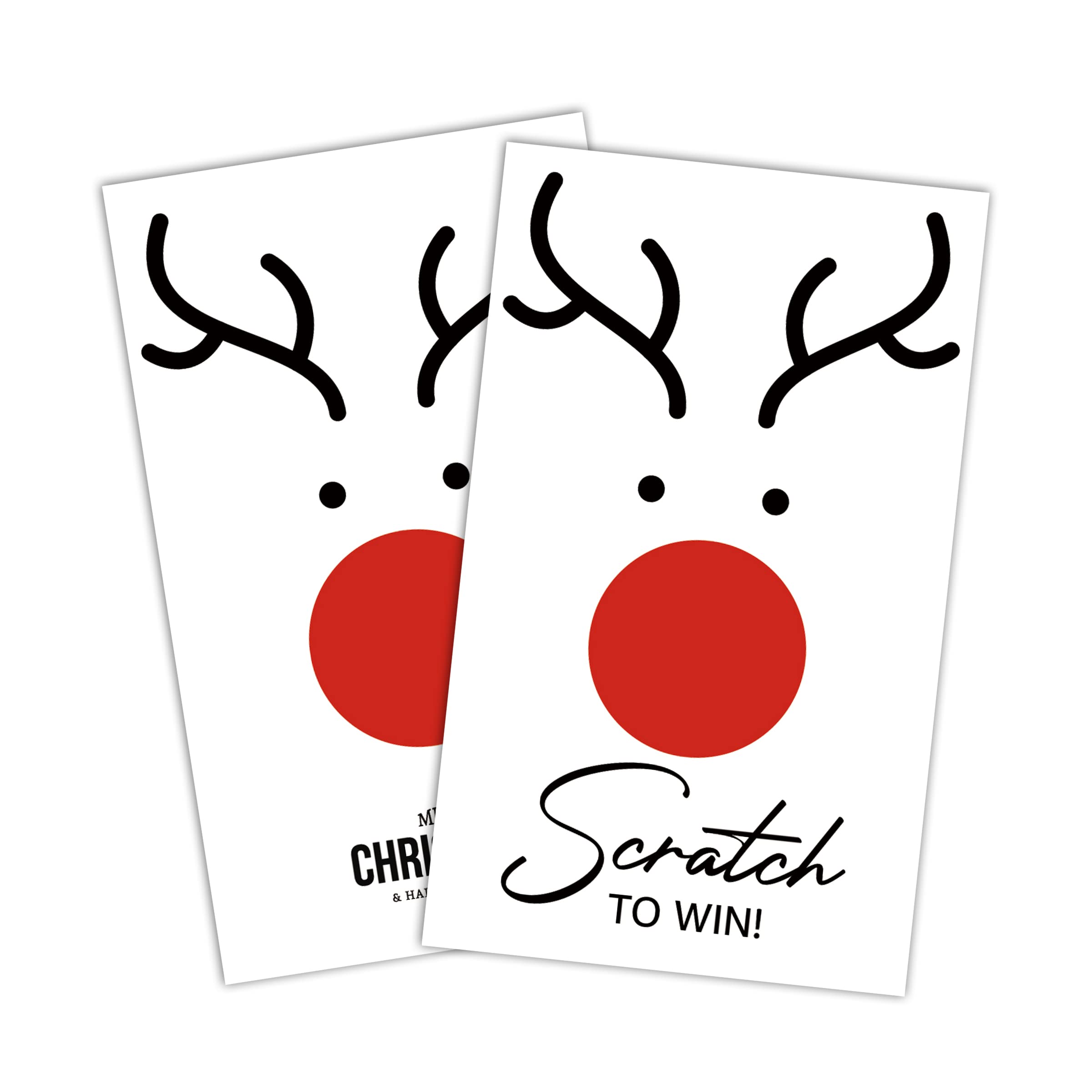 Christmas Scratch Off Game Cards, Christmas Party Scratch Games Merry Xmas Party Supplies