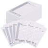 100 No-Repeat Baseball Boxing Soccer Football Strip Cards Playing Scratch Off Cards for Super Football Party Favor