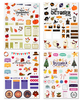 New Design Yearly Planner Sticker Sheets 