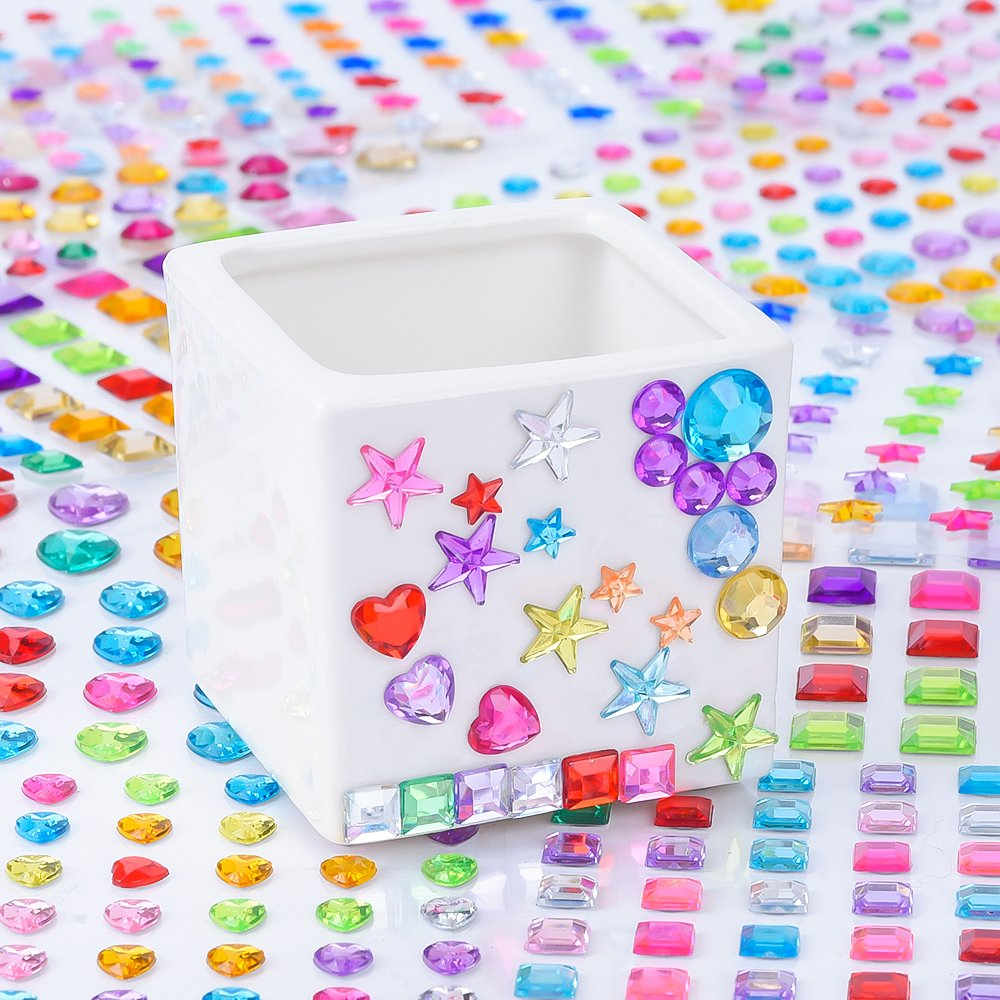 Assorted Size Self-Adhesive Rhinestone Sticker Bling Craft Jewels ...