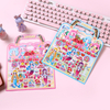 Girls Cartoon Princess Dress Up Stickers, Custom Pink Cute 3d Puffy Sticker Activity Books for Kids