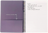 Cute Floral Spiral Notebook Journal with Durable Hardcover for Student Writing